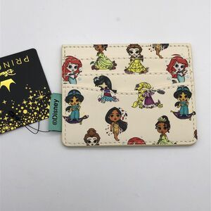 Loungefly Disney Wallet Princess Slim ID Cardholder Young Belle Rapunzel Ariel
